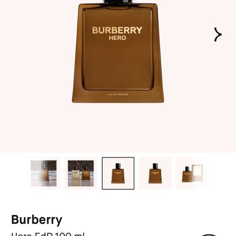 Burberry Hero EdP 100 ml. Uåpnet