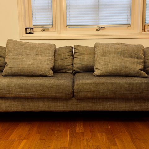 IKEA grå 3 seter - sofa/sovesofa