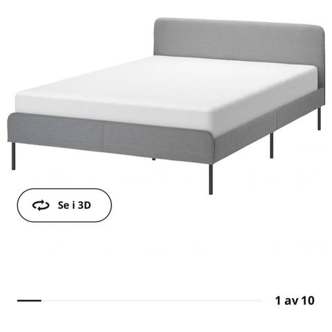 SLATTUM seng fra Ikea