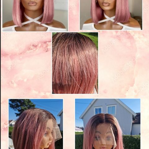 Human wig, 13x1x6 HD lace Bob wig straight bob.