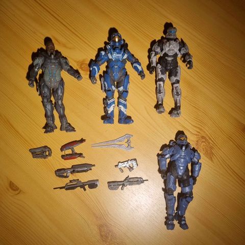 Halo Action figurer og mapper med lore NY PRIS