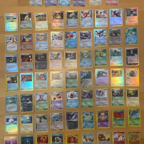 Pokemon Holokort samling! 60+ sjeldne kort