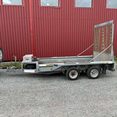 Ifor Williams GX 105 HD Maskinhenger 3500kg totalvekt!