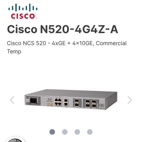 Cisco Nework convergence system 520 4G-4Z-A