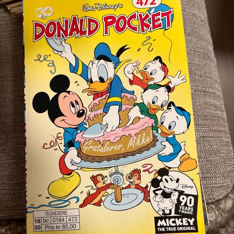 3 stk Donald Duck pocket 470-472