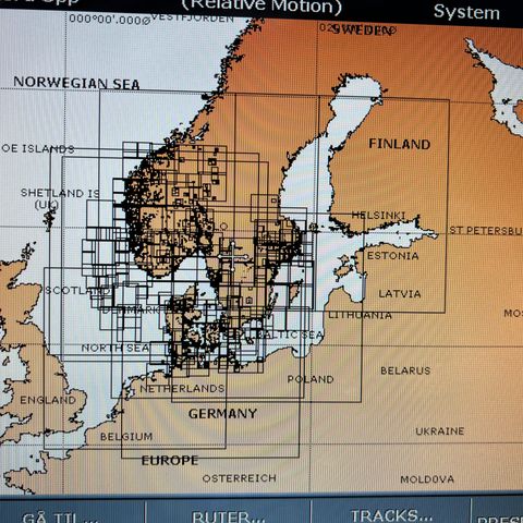 Navionics 4GB CF kartbrikke for Raymarine C og E classic plottere