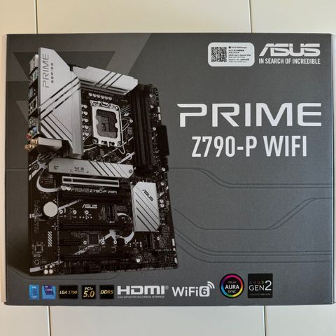 ASUS PRIME Z790-P WIFI DDR5 Hovedkort