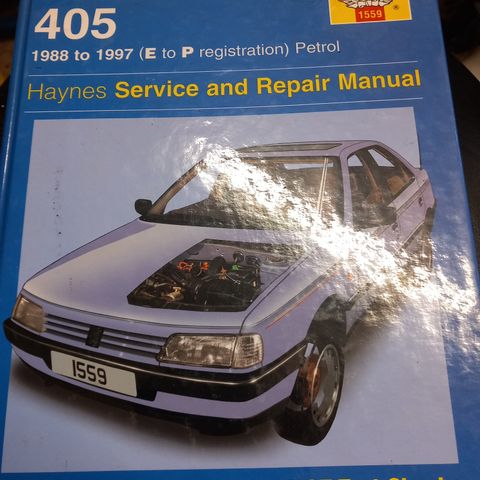 Haynes Peugeot 405 manual