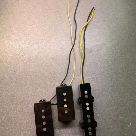 Lollar PJ bass pickups (HW bridge)