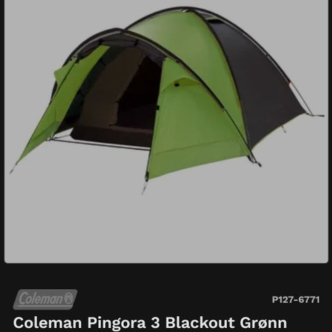 Coleman Blackout 3p