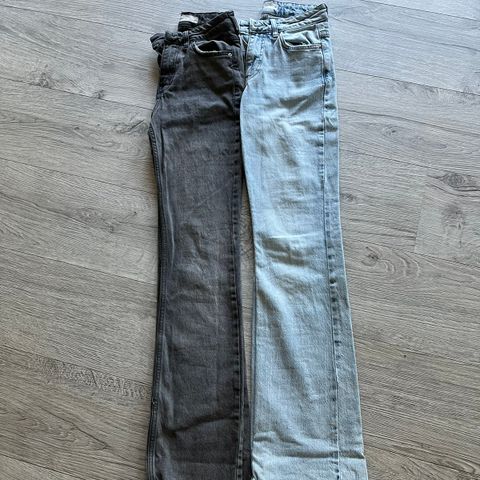 Gina tricot stright jeans str 32