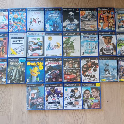 PS2 spill til 50kr