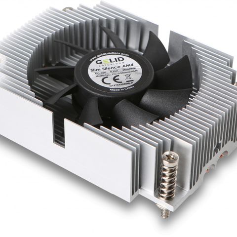 Gelid Solutions Slim Silence AM4 AM5 1U Server Low Profile AMD CPU PWM Cooler