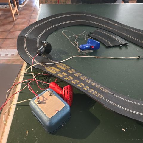 Scalextric gammel bilbane