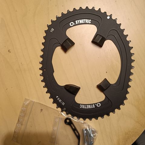 Osymetric ovalt drev 52T til shimano