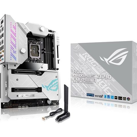 Asus maximus z690 formula lga 1700 hovedkort i9 12900k aio vannkjøling