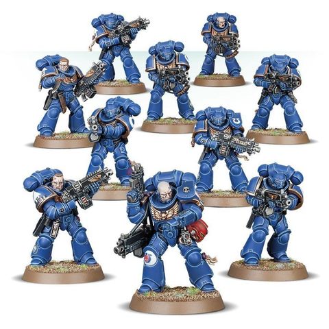 Warhammer 40K Space Marines Primaris Intercessors.