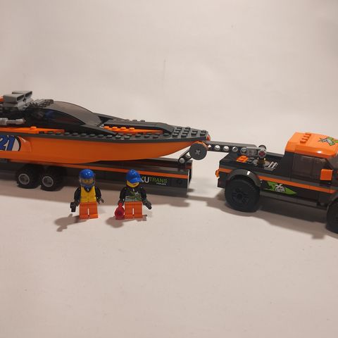 4x4 with Powerboat (60085) fra Lego City