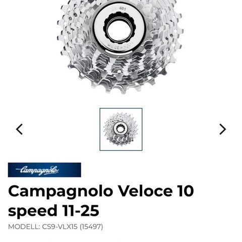 Campagnolo 11-25 kassett 10s NY