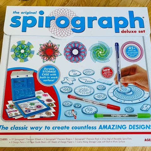 Mønstertegning gjort enkelt! Spirograph deluxe set