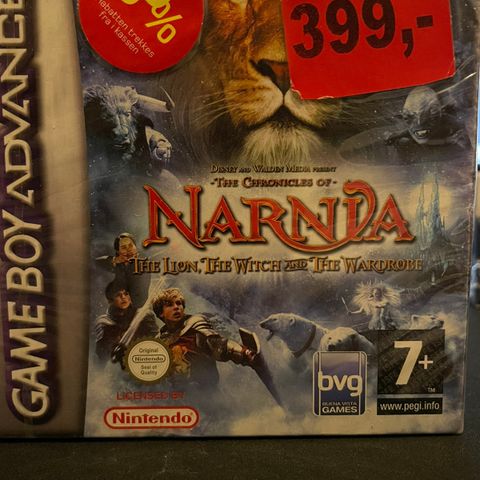 Narnia Gameboy FORSEGLET