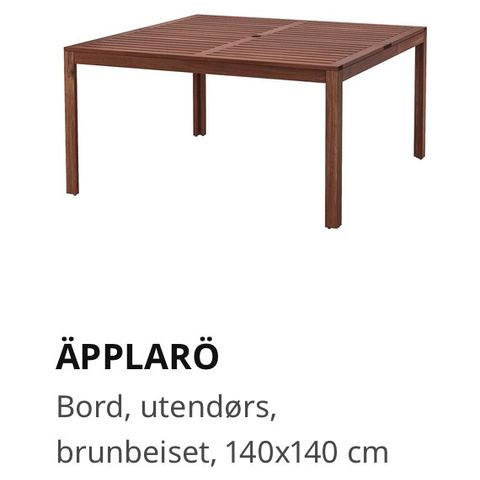 Äpplarö spisebord fra IKEA