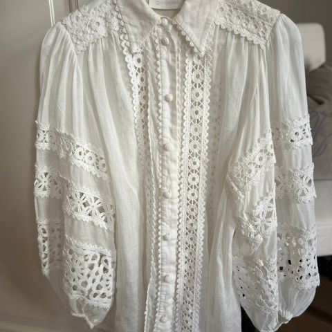 Zimmermann blonde bluse selges