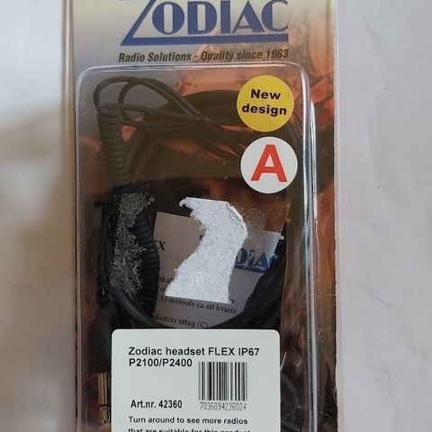 zodiac headset flex ip67