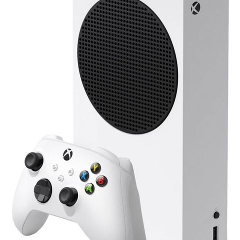 Xbox Series S 500 GB med 2 kontrollere.