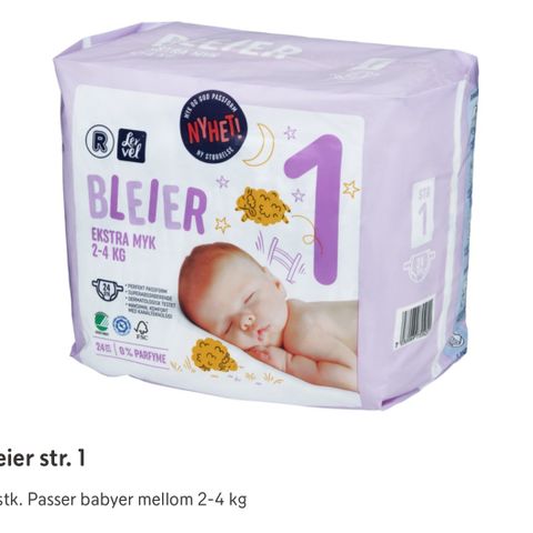 Bleier 2-4kg gis bort