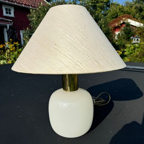 Lampe / Høvik Verk / Hadeland glassverk / original skjerm