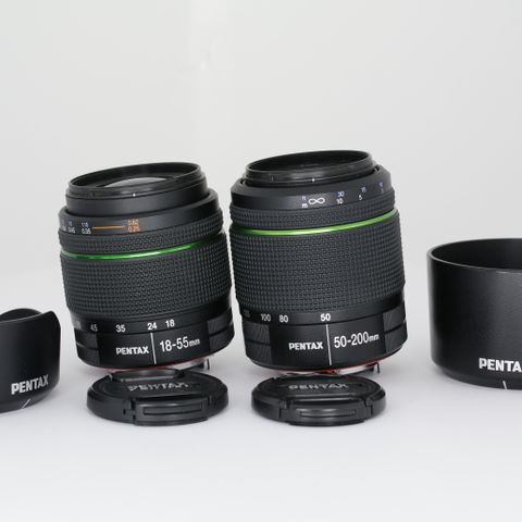 SETT linser: smc Pentax DA 18-55 AL WR og 50-200 ED WR