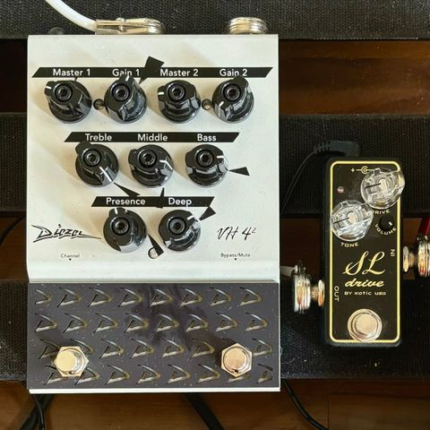 Diezel VH4-2 og Xotic SL Drive selges