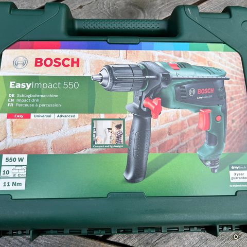 Slagdrill - som ny Bosch EasyImpact 550