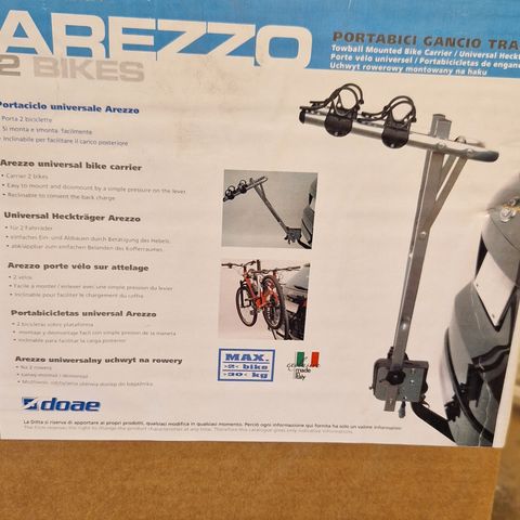 Arezzo sykkelstativ 2 bikes