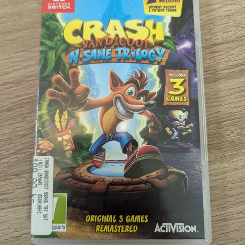 Crash Bandicoot N.Sane Trilogy