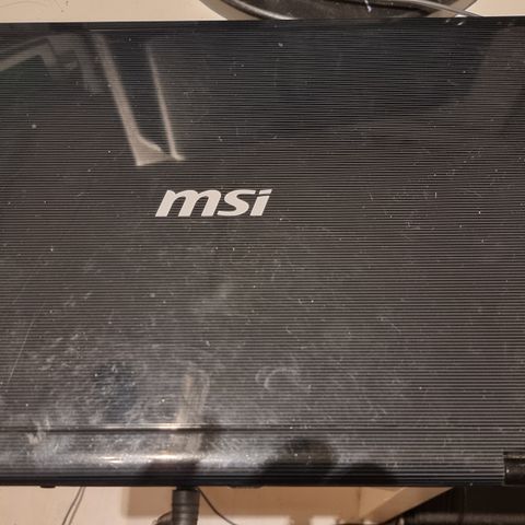 Eldre MSI bærbar pc