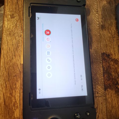 Nintendo Switch med masse utstyr