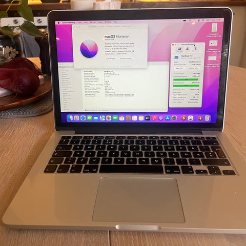 MacBook Pro 2015 13-tommer 16GB med nytt batteri