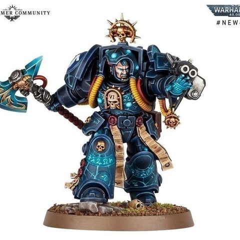 Warhammer 40K Space Marines Librarian in Terminator Armour