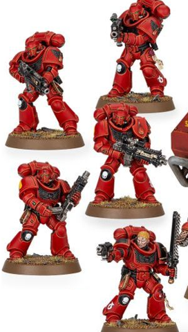 Warhammer 40K Space Marines Primaris Intercessors.