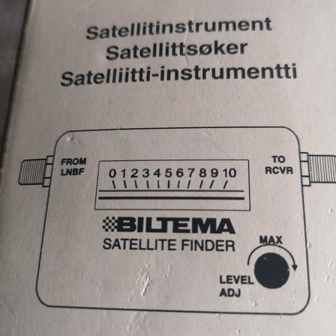 Satellite søker fra biltema litt brukt.