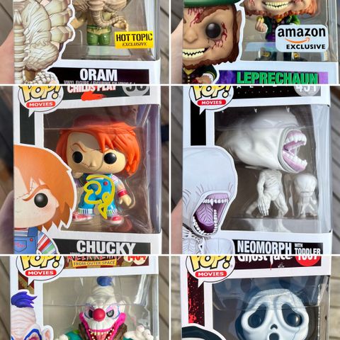 Funko Pop! Horror Movies Collection: Alien / Predator / Chucky / Freddy Krueger