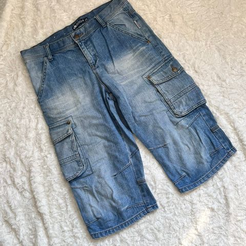 Casual denim cargoshorts