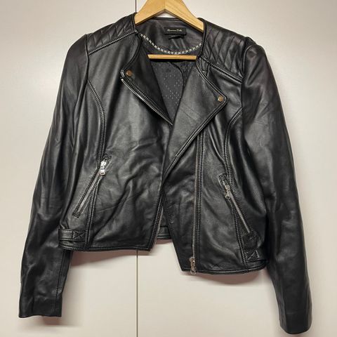 Massimo Dutti skinnjakke/bikerjakke