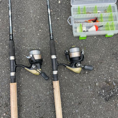 Shimano fiskesett 2 stk 500 pr stk, 800 for alt