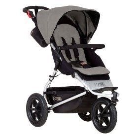 Mountain Buggy Urban Jungle v3 Barnevogn (Grå Silver) med liggedel