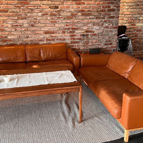 Bolia North Sofa i Cognac Skinn