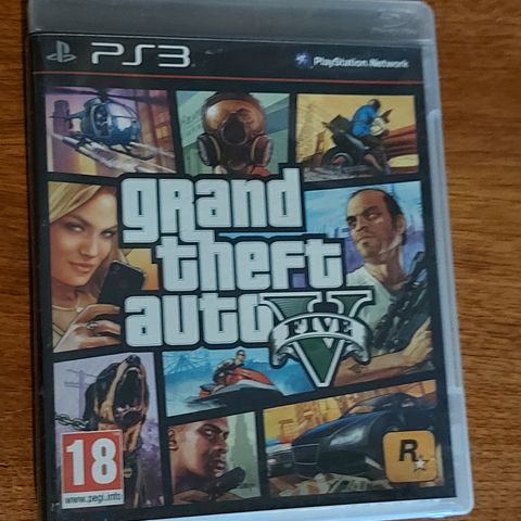 Grand theft auto five ps3