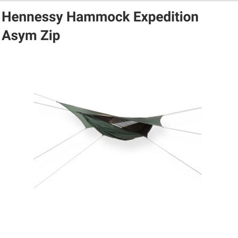 Hennessy hammock Expedition